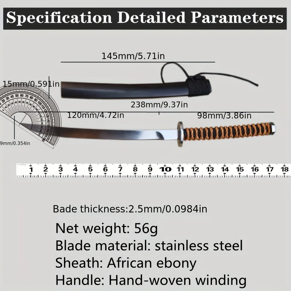 1PC Hand-made small knife, high hardness handle meat, fruit cutting, Mongolian small knife, fruit knife, survival knife 6