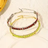 G&D Noble Bohemia Handmade Ethnic Beads Bangle for Women Gift Gold Plated Babalawo Green and Yellow Beads Bangle Orula Bracelet 1