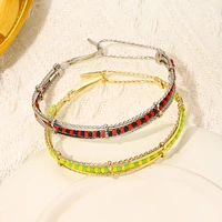 G&D Noble Bohemia Handmade Ethnic Beads Bangle for Women Gift Gold Plated Babalawo Green and Yellow Beads Bangle Orula Bracelet 1