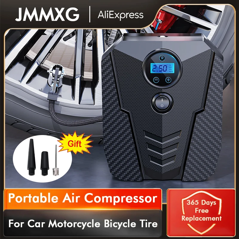 

Portable Automobile Air Compressor Digital Tire Inflation Pump Led Lamp Air Compressor Electric Inflatable Pump Car Accessories