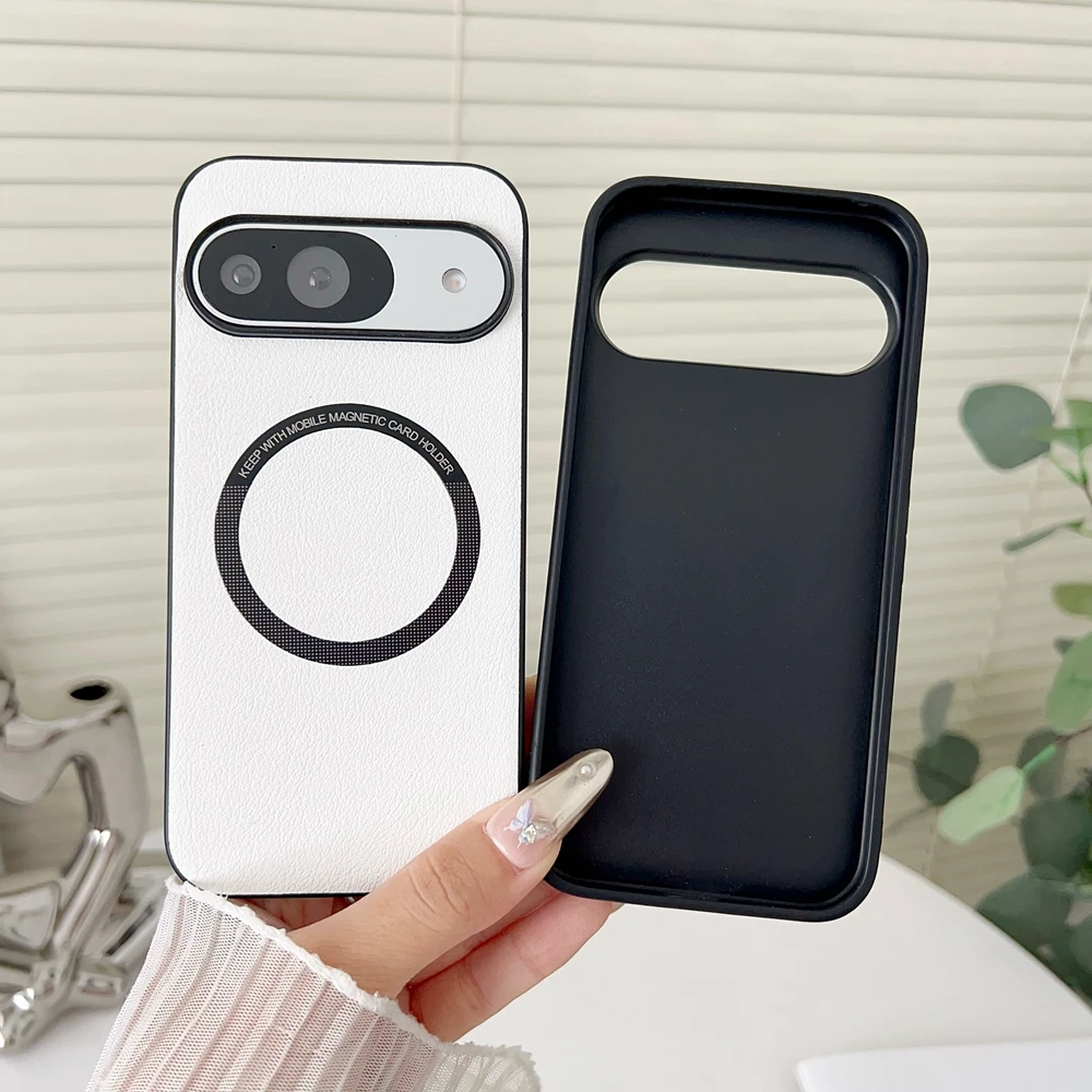 Ultra-Thin Magnetic PU Leather Pattern Case with MagSafe Compatibility