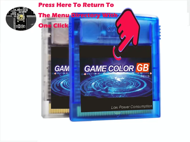 최신 EDGB 프로 + 절전 플래시 카트 게임 카트리지 카드, 게임보이 GB GBC DMG 게임용