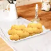 4 Pcs Square Paper Lace Plate Party Trays for Serving Food Utensils Dessert Fruit Platters Cardboard and Parties 4