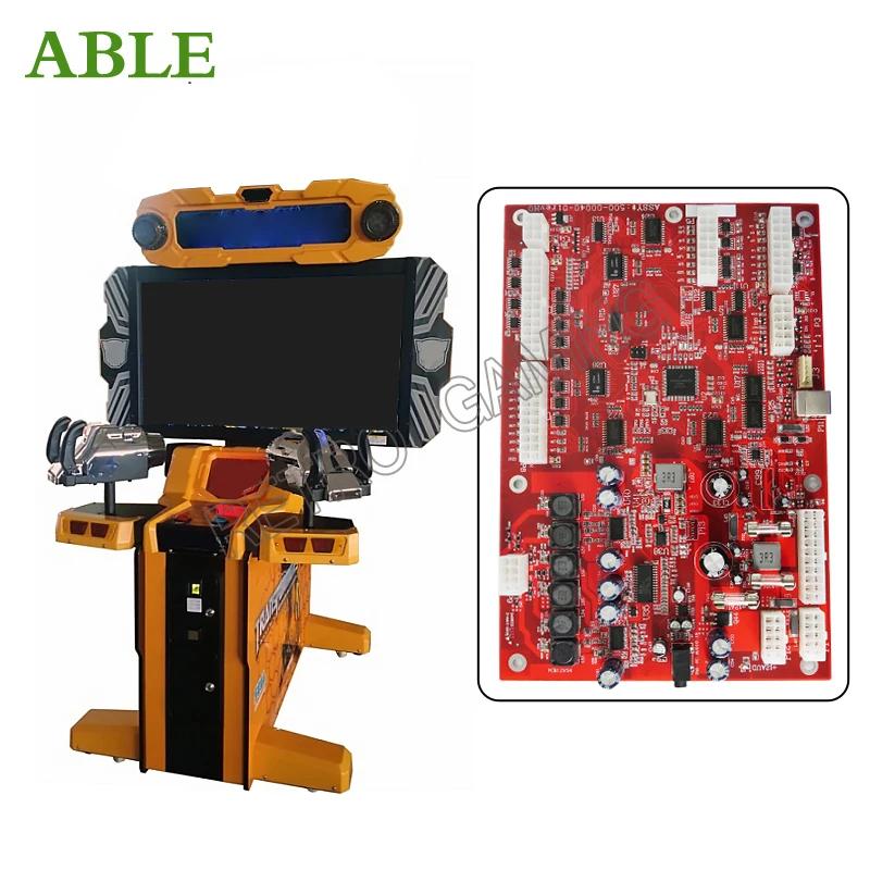 쥬라기 Aracade Park Trans Arcade Formes 아케이드 슈팅 게임 IO 보드 아케이드 슈팅 시뮬레이션 머신