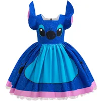 Robe de Cosplay pour filles, Costume de Style film Disney, dessin animé mignon, pour Halloween, carnaval, spectacles sur scène et déguisement pour enfants 2