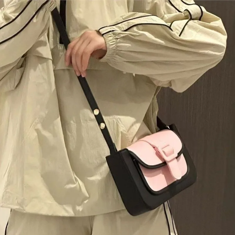 JIAERDI Sweet Cute Y2k Handbag Wallet Women 2025 New Hot Girls Patchwork Pink Messenger Bag Female Retro Casual Crossbody Bags