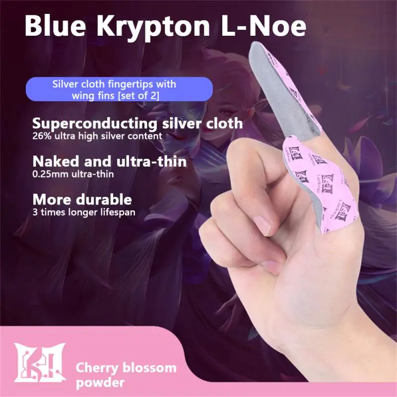 

Finger Sleeve for PUBG Gaming Breathable Fingertips Sweatproof Anti Slip Thumb Gloves Cover Gamepad Controller for Mobile Game