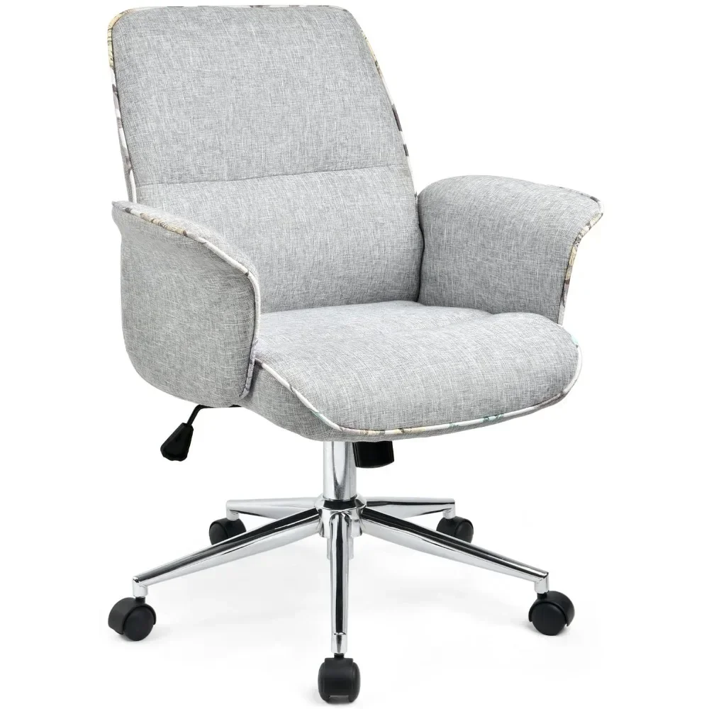 Ergonomic Executive Adjustable Mid-Back Home Office Chair Gray Freight Free Armchair Bed Chaise De Bureaux Stool Recliner taburete madera folding stool kids chair sillas de comedor стулья для столовой chaise haute bébé детский стол tabouret enfant