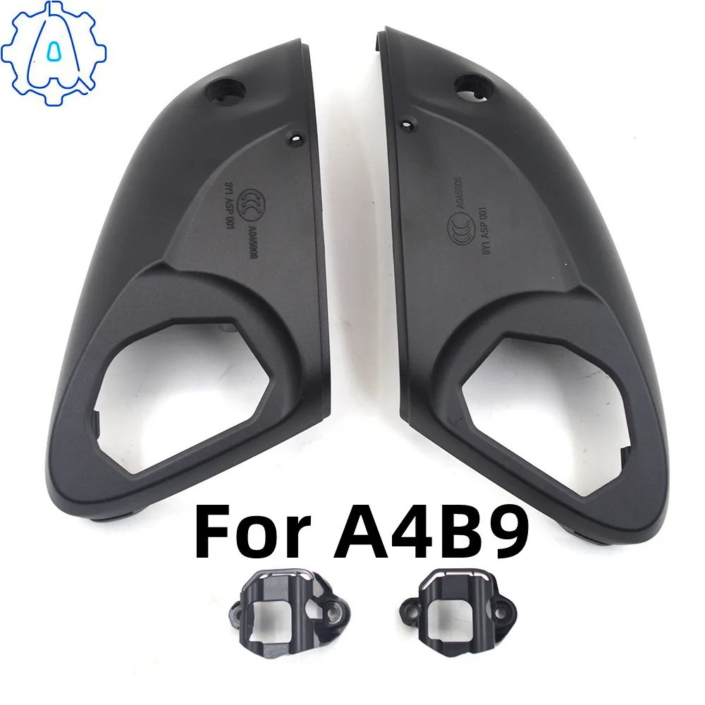

For Audi A3 A4 B9 A6 C8 black rearview mirror housing and panoramic lower housing of lane change lamp