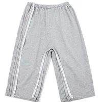 Light Grey Elderly Diaper Crotch Pants Paralyzed Incontinence Fracture Patient Easy Put on Take Off Men Women Adult Cloth Diaper 1