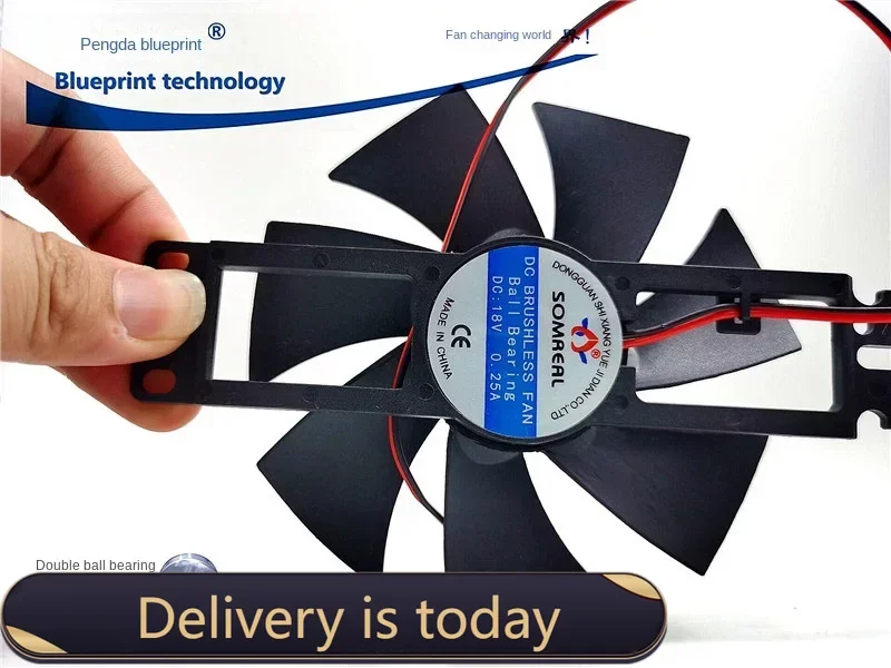 Jiuyang Meissupor Fornello A Induzione Al Plasma 18V Ventola Del Radiatore Del Fornello A Induzione Grande Ventola Con Doppio Cuscinetto A Sfera