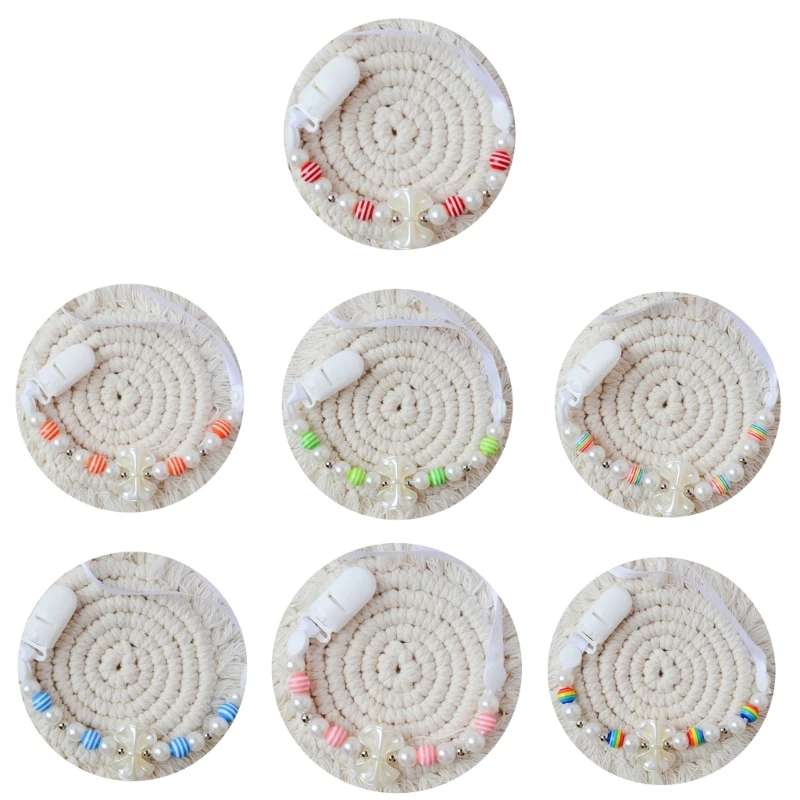 

Baby Pacifier Teether Straps Pacifier Clip Toy Safety Straps for Strollers High Chair Toddler Toy Bottle Harness Straps