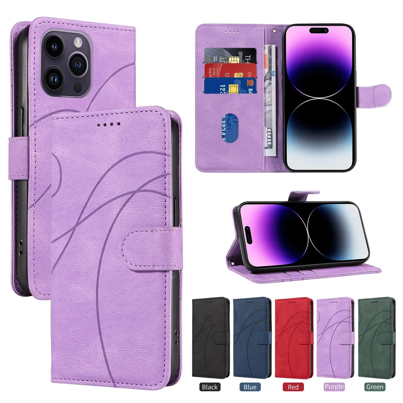 

Кожаный чехол для IPhone 14 Pro Max 13 12 Mini 11 15 X XS XR 6 7 8 Plus SE 2022