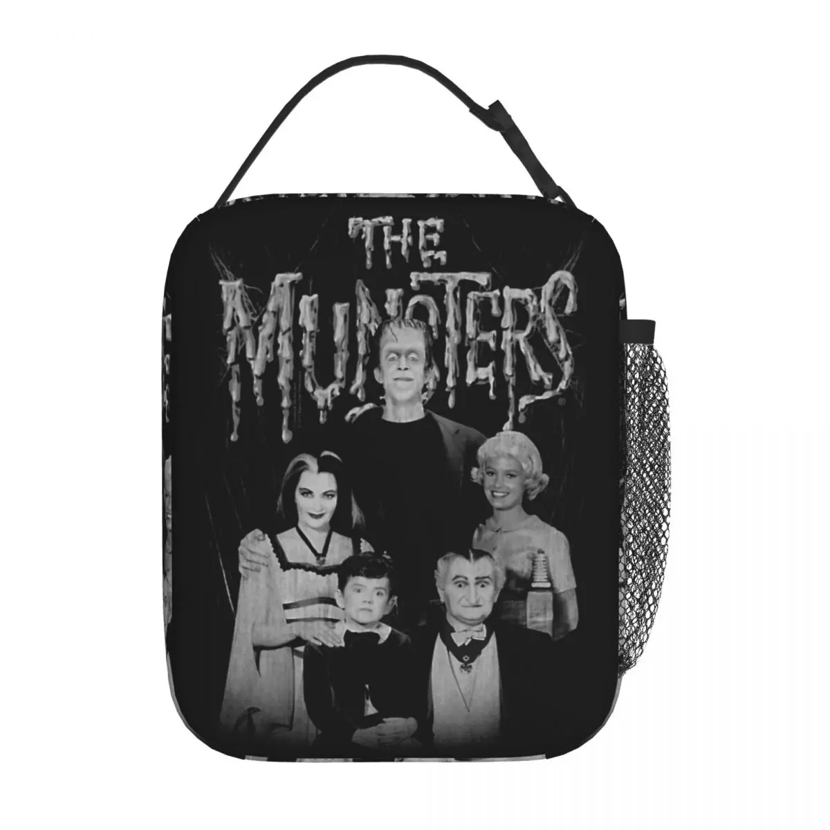 Munsters Family Portrait Insulated Lunch Bag Cooler Lunch Container Large Tote Box Men Women College Travel