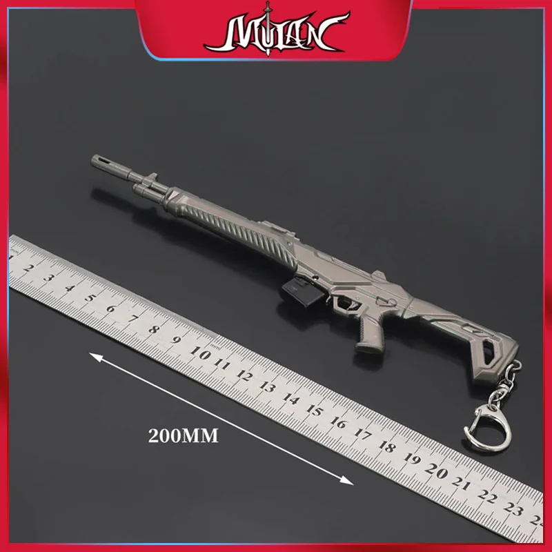 

Valorant Weapon Loot Impressions Defender AK20cm Metal Material Weapon Model Keychain Samurai Sword Display Gifts Toys for Boy