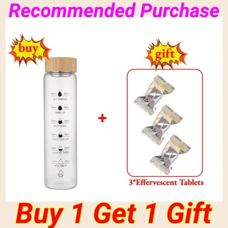 

Стеклянная бутылка для воды большой емкости 1000 мл с маркером времени, прозрачная бутылка для воды, напитков, молока, сока, простая чашка, подарок на день рождения