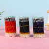 50Pcs/set 11cm Press Type Gel Pen Refill 0.45mm Thick Diameter Red Blue Black Refill 0.5mm Tip Student Writing Stationery K35 3