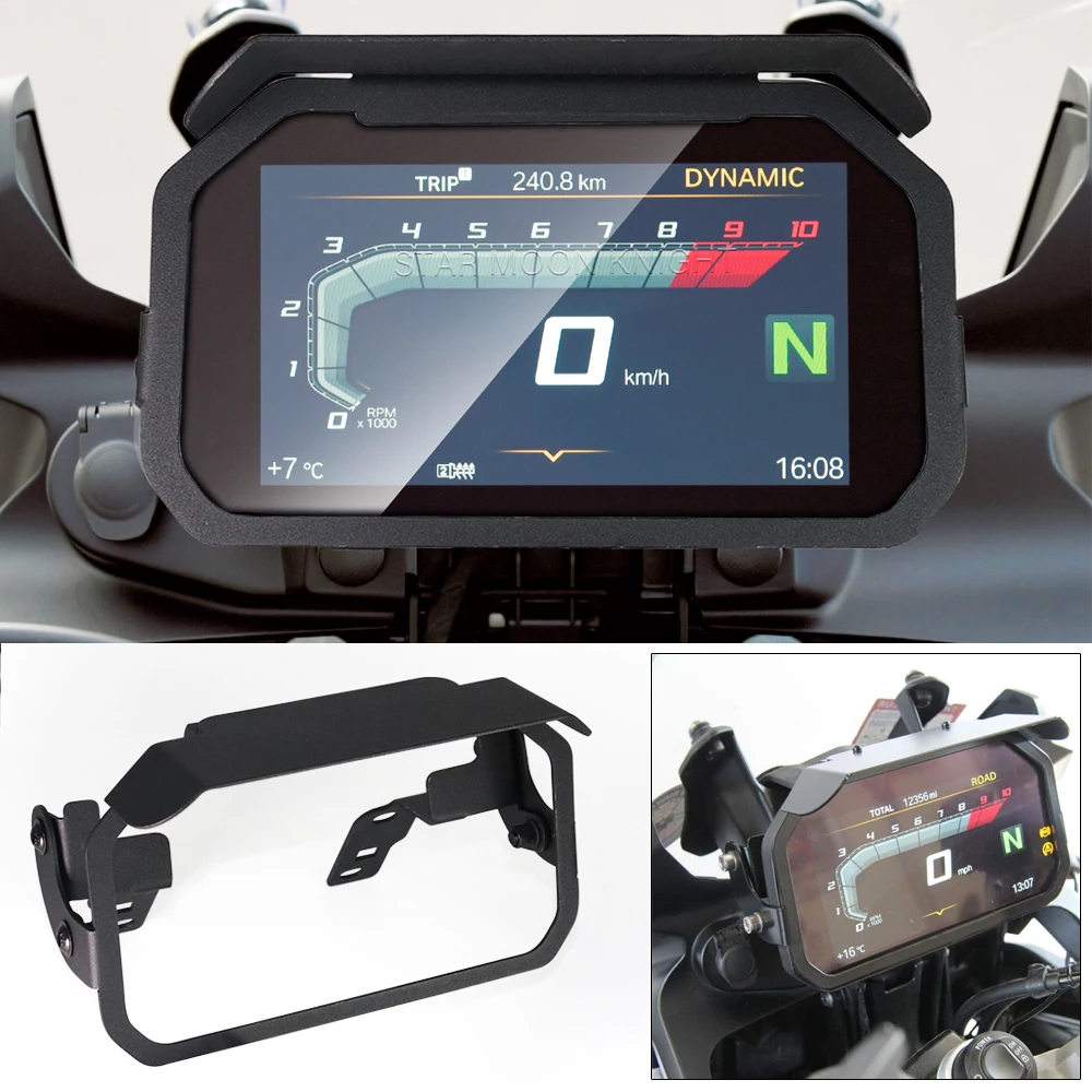 

TFT Theft Protection For BMW GS 850 F850GS F750GS F 750 850 GS 2018- Meter Frame Cover Screen Anti Theft Guard Sun Visor Device
