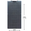 1000w Flexible solar panel 12v 24v panel solar 200W 100w 500W monocrystalline battery charger for rv electric car camping yacht 3