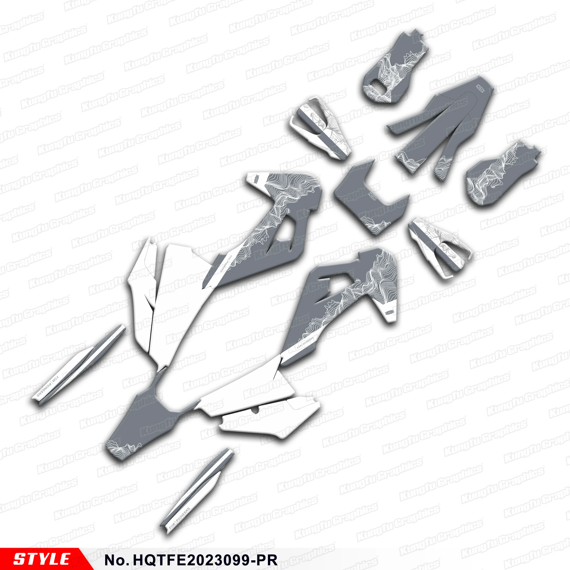 

Клейкая наклейка, виниловая пленка для Husqvarna TE FE 250 350 450 501-2019, HQTFE2023099-PR