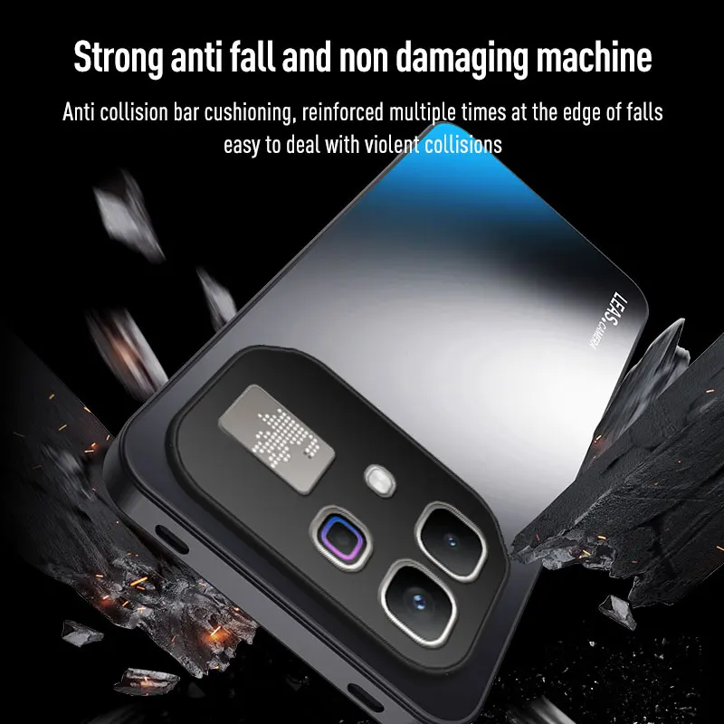 Luxury Matte Rotating Magnetic Phone Case with Shockproof & Anti-Fingerprint Features