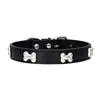 Bone Leather Durable Pet Dog Collars Puppy Pug Collars for Small Large Dog Chihuahua Cat Accessories Pet Collar for Small Dogs 4