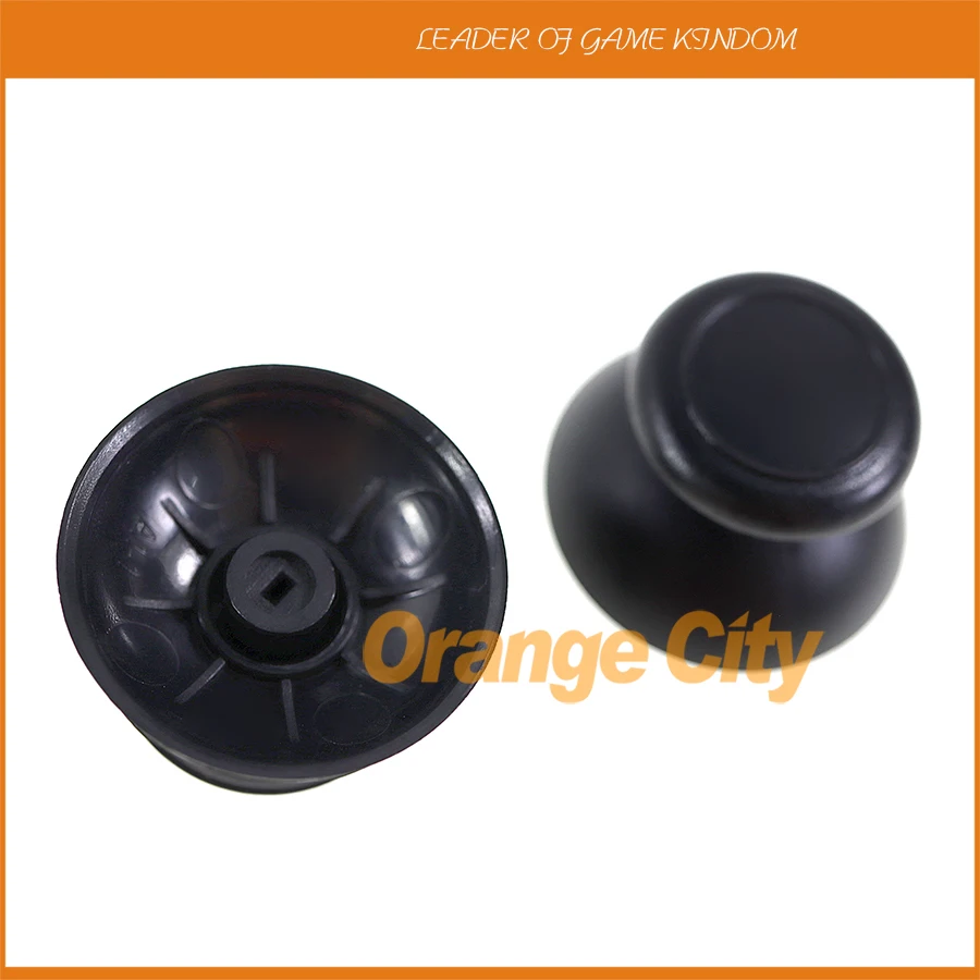 2 Pezzi Nero Piccolo Foro 3D Joystick Analogici Cap Thumbstick Caps Fungo Per Wii U Wiiu Controller Di Gioco