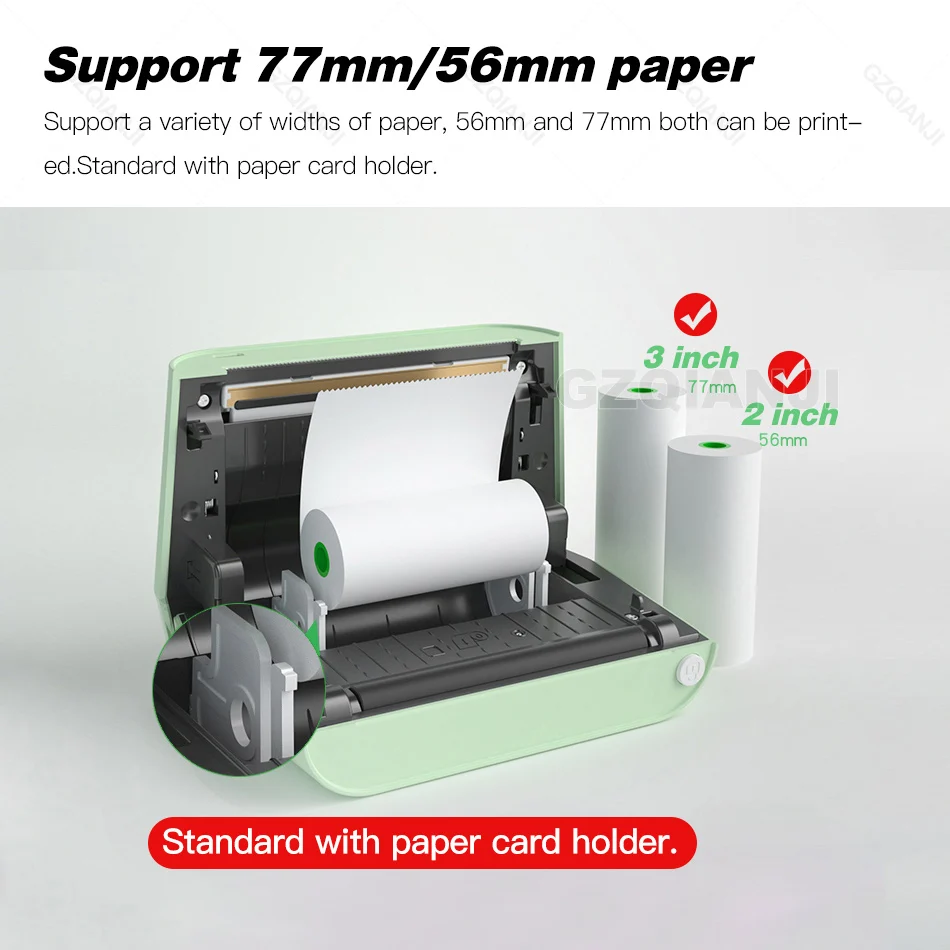 203/304DPI PeriPage A9 A9s A9Pro Portable Mini Thermal Printer Bluetooth Inkless Label Maker Sticker Photo Printer & Color Paper