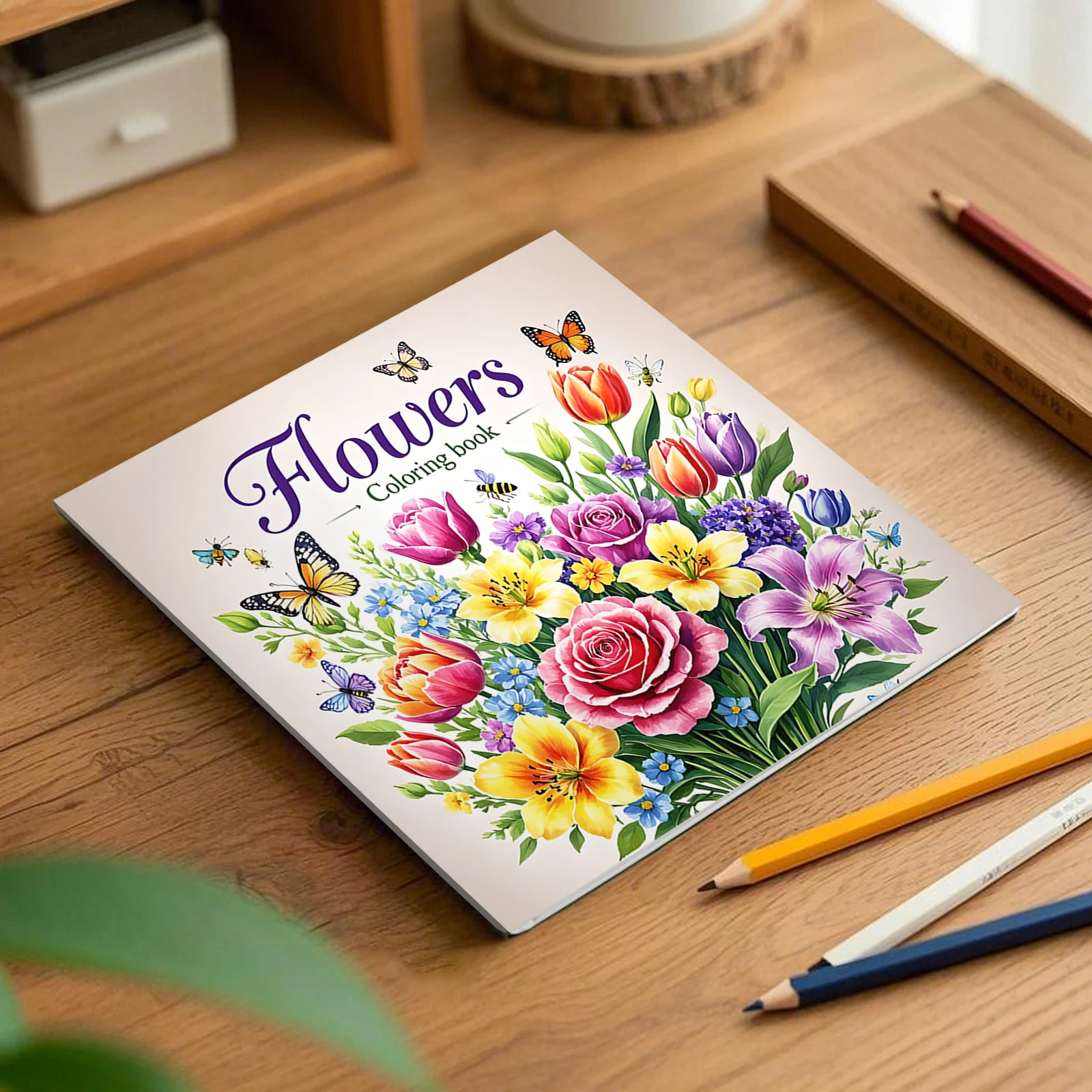 Art Coloring Book Adult Relieve Stress Kill Flower Coloring Graffiti Painting Drawing Art Book Stationerys Book For Children 2