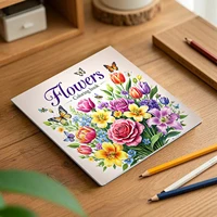 Art Coloring Book Adult Relieve Stress Kill Flower Coloring Graffiti Painting Drawing Art Book Stationerys Book For Children 2