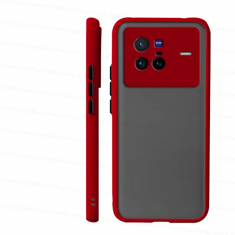 Matte PC Cover For Vivo X80 Pro Case Vivo X60 X70 X80 Pro X Note 5G Cover Shockproof TPU Protective Phone Back Case Vivo_voghion.com