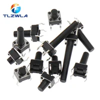 20PCS 6x6 Push Button Switch DIP 6X6X4.3 Light Touch Switch 6*6*4.3/5/6/7/8/9/10/11/12/13MM The Power Switch 4Pins - Image 2