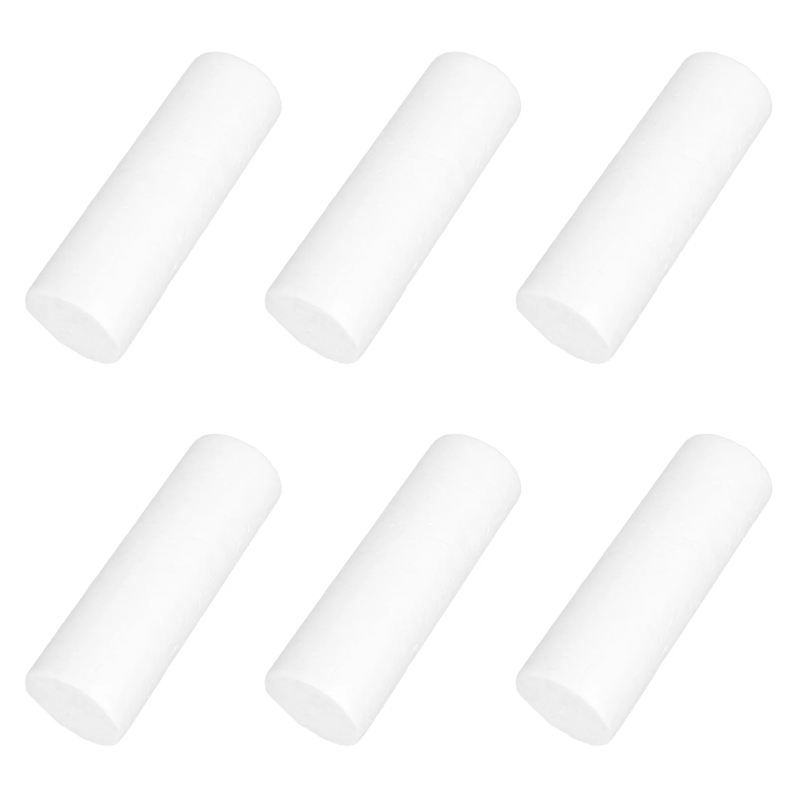 10Pieces Cylinder Polystyrene Styrofoam Foam for Modeling Craft Model