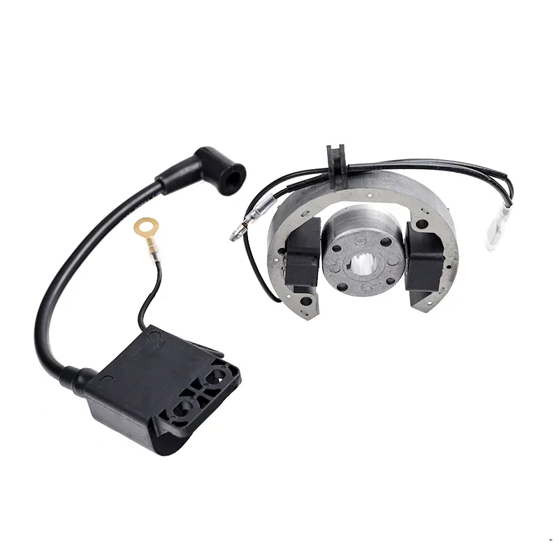 Motorcycle Ignition Coil Mini Motorcycle 50cc Accessories Ignition Coil Pit Bike for 50 SX Electric and Ignition Internal Rotor Stator Magneto Gy6 Moped Ignition Coil