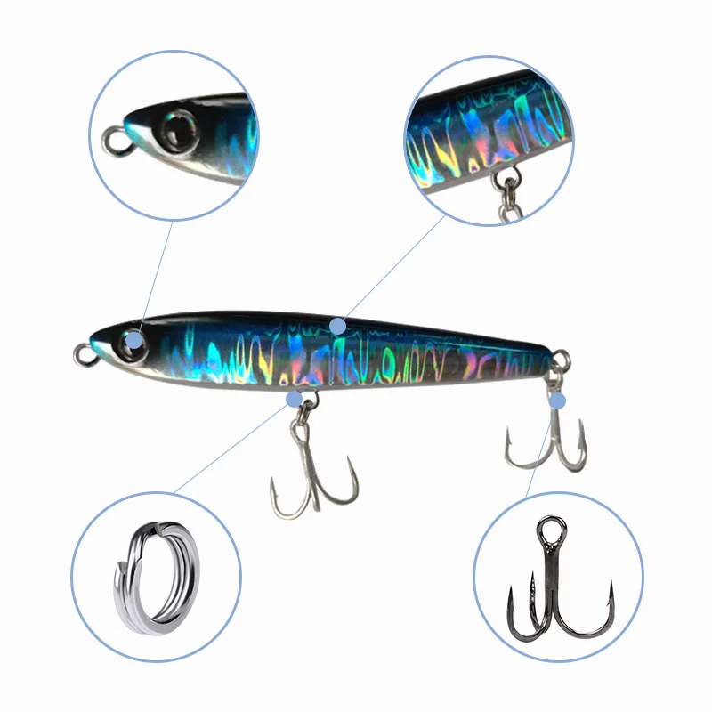 Cebo Artificial, Cebo Metálico, 17 G, Spinneralbatroz, Color 5, Tamaño