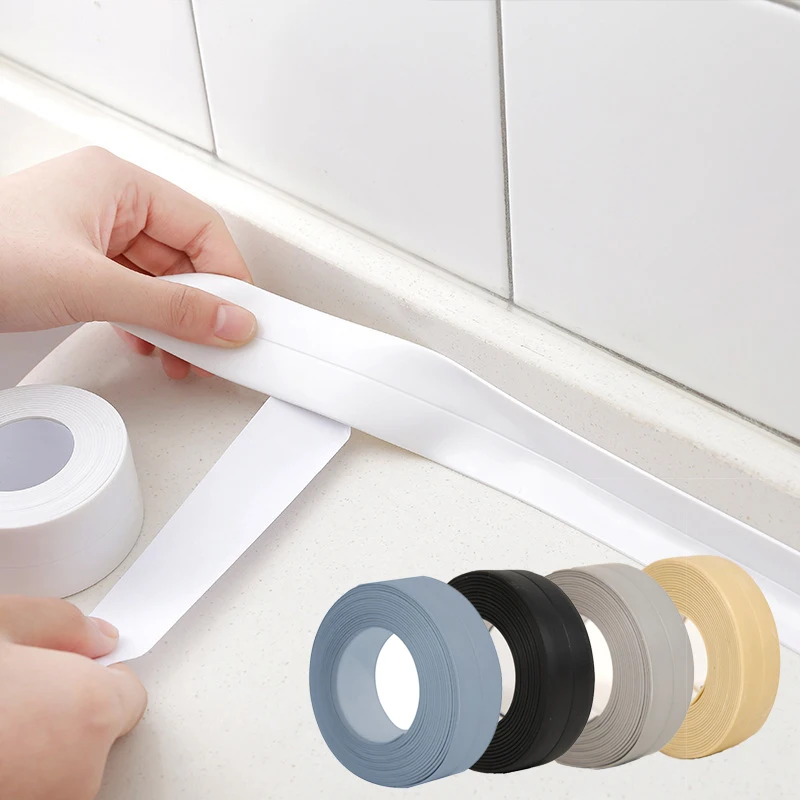 Sealing Tape Bathroom Kitchen Waterproof Anti-Mildew Caulking Sealed Isolate