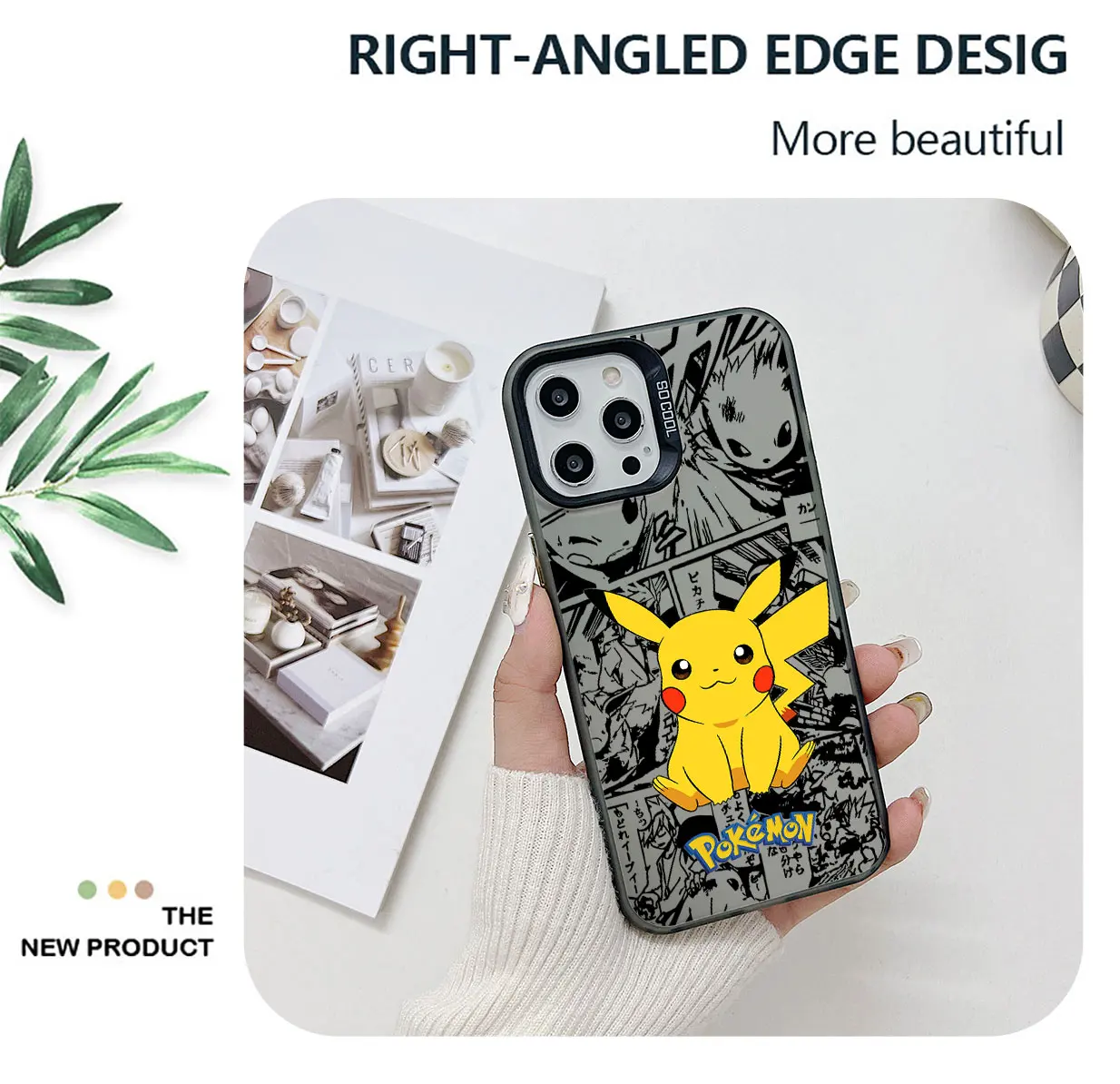 Anime Pokémons Hot Pikachus Phone Case For iPhone 16 15 14 13 12 11 mini Pro Max X XR XSMAX 8 7 Plus Anti Fall Matte Back Cover