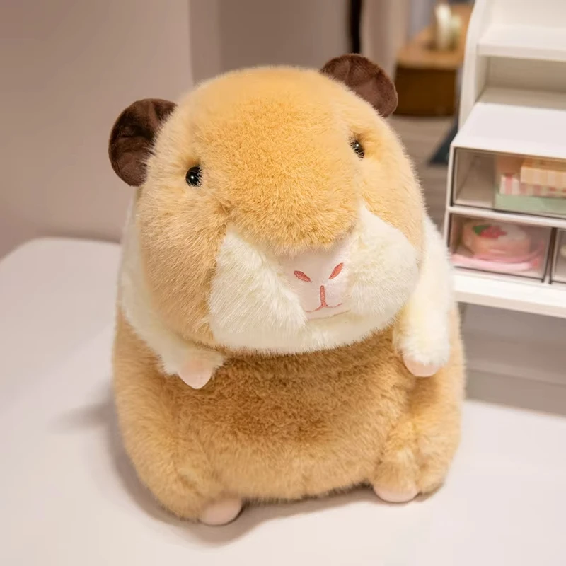 Cute Guinea Pig Plush Toy Kawaii Piggy Doll Stuffed Animal Simulation Pillow Birthday Gift for Girls and Kids