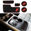 5Pcs Car Cup Holder Mat Insert Coaster Anti-slip Pad for Dodge Durango 2014 2015 2016 2017 2018 2019 2020 Interior Car Styling 1