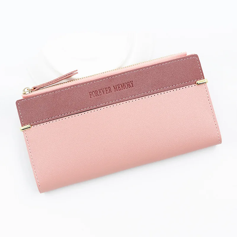 Fashion Women Wallet Long Korean Style Zipper Phone Coin Purse Card Holders