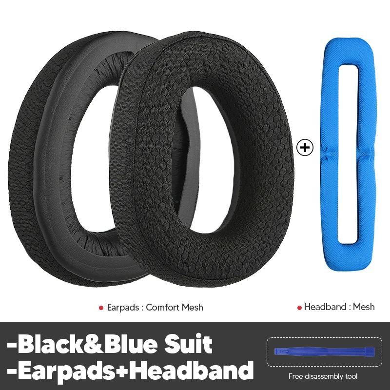 Premium Replacement Memory Foam Ear Pads for Headphones - Enhanced Comfort Ear Cushion Cover