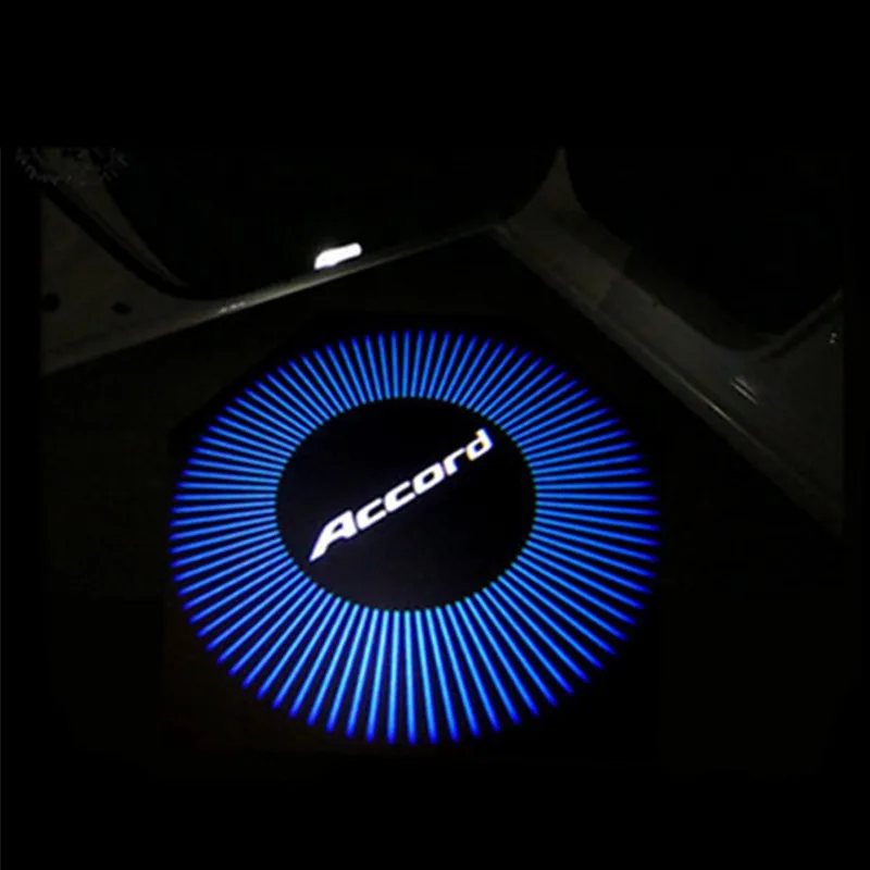 2Pcs Car Led Logo Door Ghost Shadow Projector Welcome Light Lampada Laser 3D Per Honda Accord 10Th 7Th 8Th 9Th 2003-2020 2021 2022
