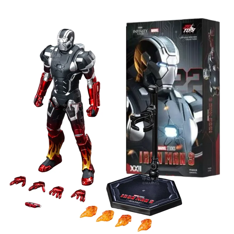 ZD Toys Iron Man MK35 Red Snapper Action Figure Iron Man Mk41 Mk47 Tank MK24 MK22 1/10 Scale Iron Man Collections Gift - Bilde 2