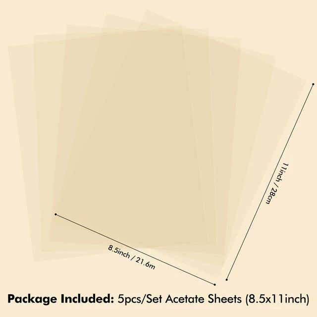 10 Fogli Di Acetato Trasparente Per Goffratura - Resistente Al Calore, Perfetto Per Lavoretti E Card - Foto 7