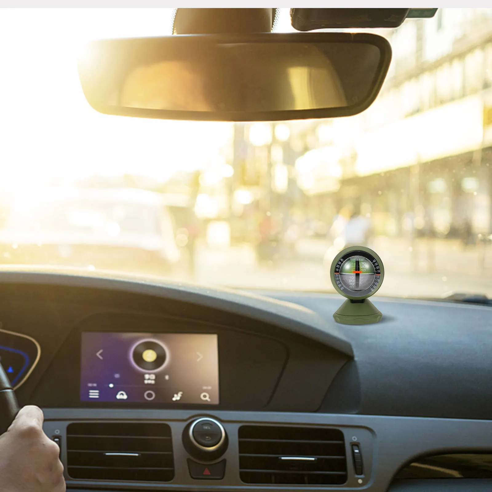 자동차 경사계 레벨 슬로프 게이지 Suv 트럭 Rv 오프로드 운전 안전을 위한 내구성 있는 차량 측정 도구