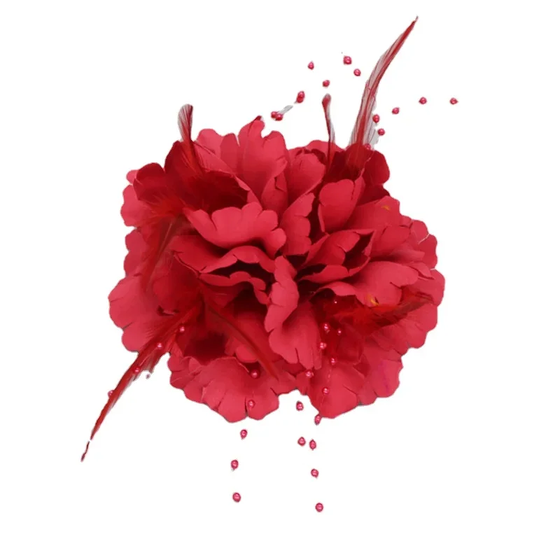 Spilla A Forma Di Fiore Blu, Spilla A Forma Di Fiore Azzurro, Corpetto Da Spalla, Spilla A Forma Di Fiore Blu, Accessori Per Spille ..., Dimensioni Del Fiore 6 Pollici - Italia