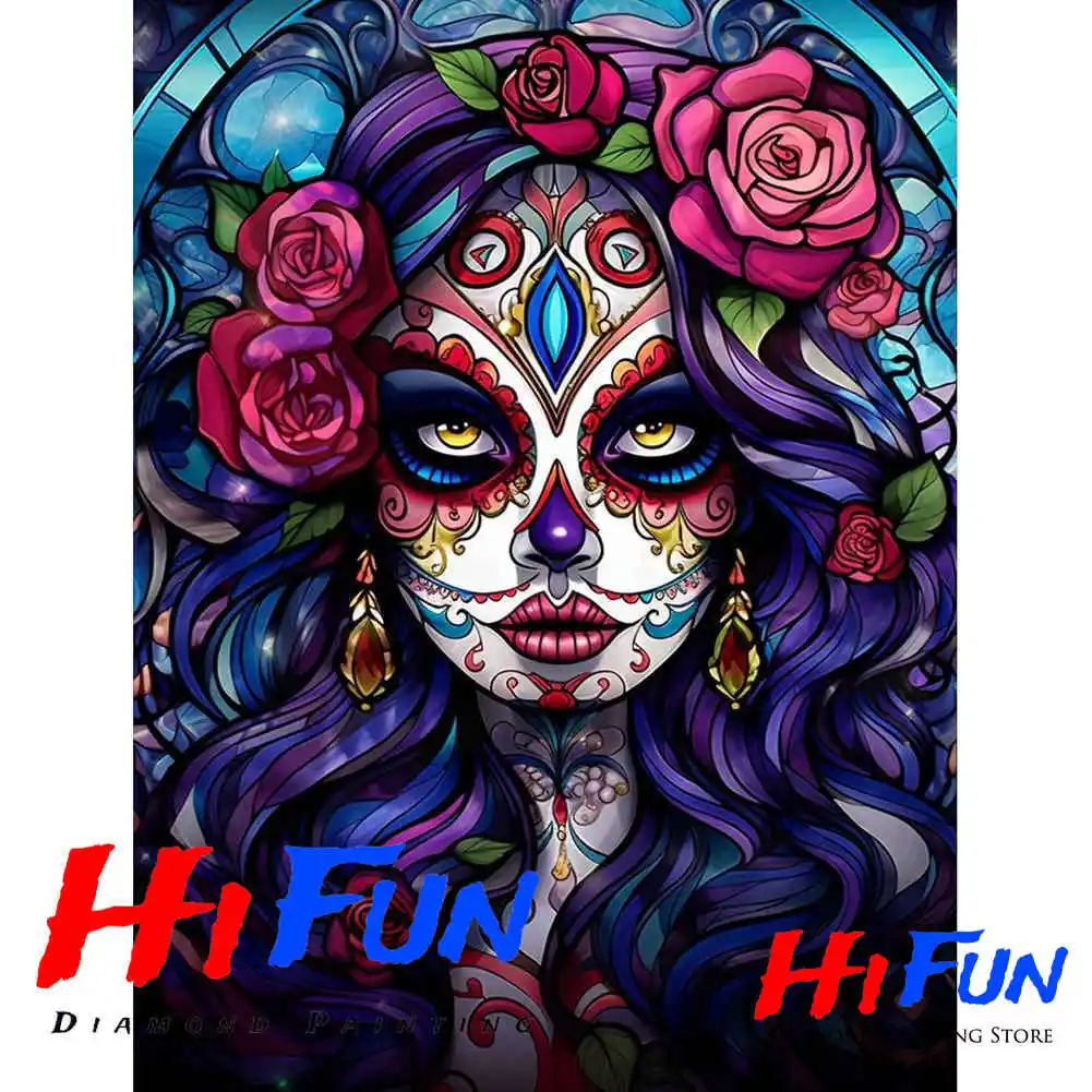 MaiYiYi Ensemble De Peinture Diamant 5D Ronde Pour Fenêtre Girafe - Kit De Peinture Diamant En Cristal Pour Débutants Pour Adultes Et Enfants