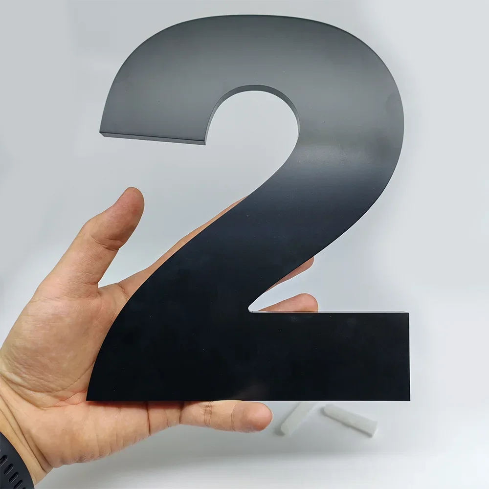 Outdoor House Numbers 20 CM Exterior 26 Letters Placard Acrylic House Number English Alphabet Hotel Address Numbers Custom Sign