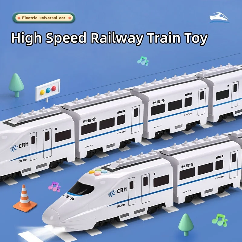 لعبة قطار كهربائي على شكل رصاصة، سيارة قاطرة تعمل...