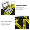 Crime Scene Pattern Suitcase Cover Do Not Cross Travel Holiday Practical Luggage Accesories Protector 4